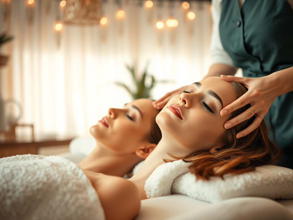 spa, massage, botox, facial, nail services, hair color, haircut, wigs