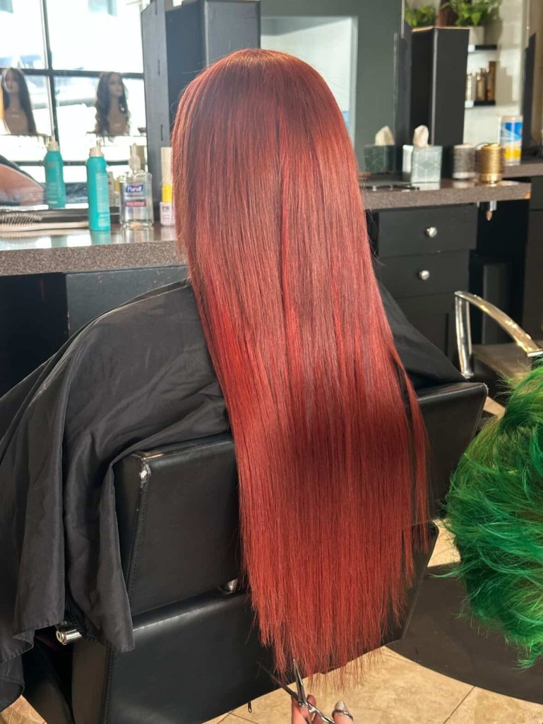 hair color, haircut, hair extensions