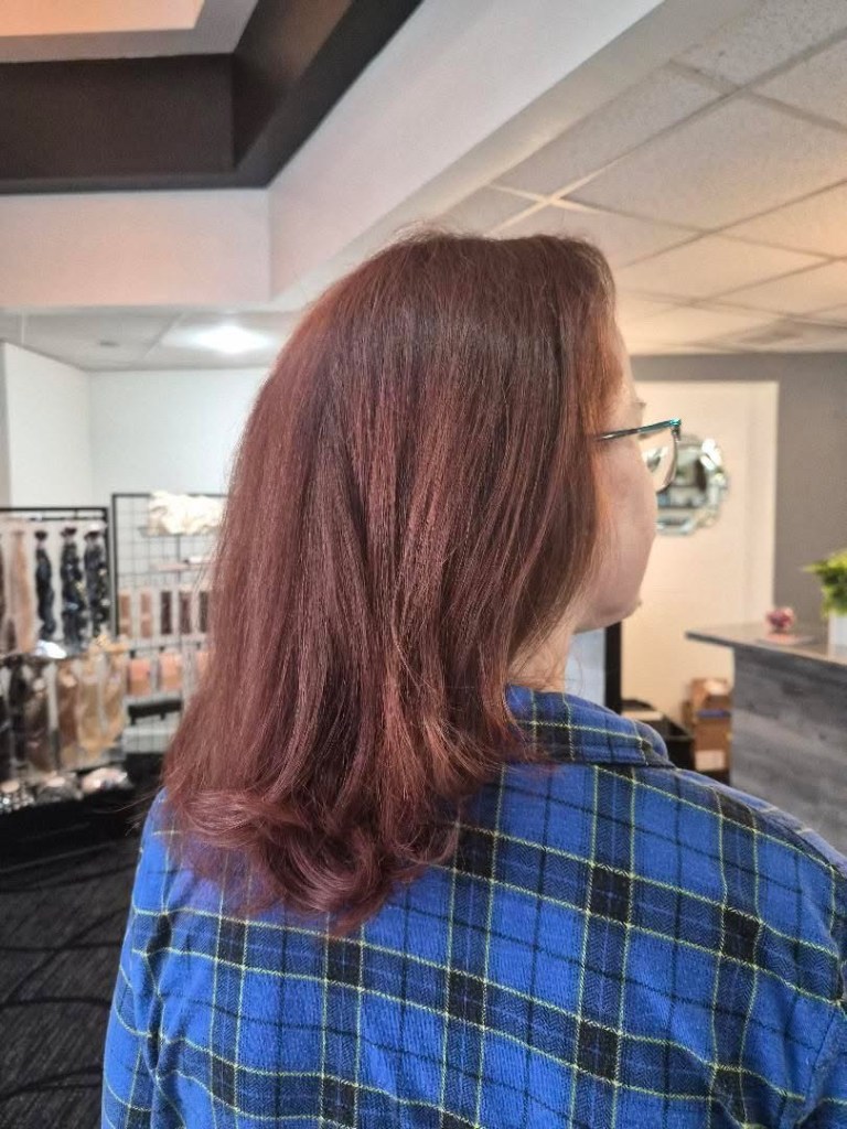 hair color, haircut, hair extensions